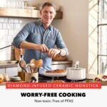 Bobby Flay 8" Ceramic Nonstick Aluminum Fry Pan - Image 3