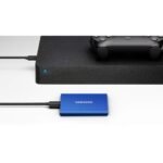 SAMSUNG Portable SSD T7 2TB USB 3.2 External Solid State Drive Gray (MU-PC2T0T) - Image 2