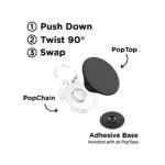 PopSockets PopTop Cell Phone Grip & Stand - Image 3