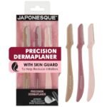 JAPONESQUE Precision Dermaplaner Facial Brush Razors - 3ct