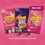 Purina Friskies Gravy Swirlers with Flavors of Chicken, Salmon & Gravy Adult Complete & Balanced Dry Cat Food - Image 2