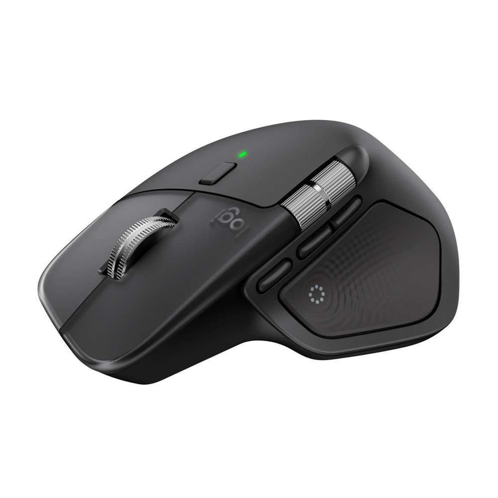 GUEST_8a7c20d5-2d73-4c6e-ab30-ac8965423723 Logitech MX Master 4, Ergonomic Wireless Mouse with Advanced Performance Haptic Feedback - Black - Image 1