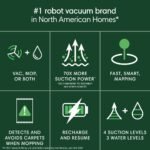 iRobot Roomba 105 Combo Cordless Vacuum & Mop Y314020 5.8" Cleaning Path Black - Image 2
