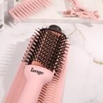 L'ange Hair Le Volume 75MM 2-in-1 Titanium Brush Hair Dryer - Blush - 1000 Watt - Image 3