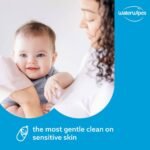 WaterWipes Sensitive+ Newborn & Baby Wipes, 3-In-1 Cleans, Cares, Protects, 99.9% Water, Unscented & Hypoallergenic - Image 6
