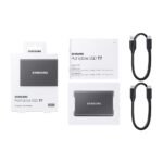 SAMSUNG Portable SSD T7 2TB USB 3.2 External Solid State Drive Gray (MU-PC2T0T) - Image 3