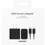 SAMSUNG 45W Wall Charger Power Adapter with Cable Included, Fast Charging for Galaxy Phones, Tablets and USB Type C Devices, EP-T4511XBEGUS, Black - Image 4