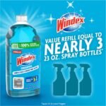 Windex Original Blue Window and Glass Cleaner Refill Bottle - 67.6 fl oz - Image 2