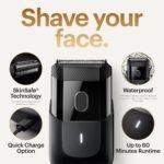 Manscaped The Handyman Compact Face Shaver, Portable SkinSafe Men's Travel Facial Hair Electric Razor - Image 3