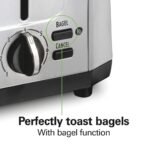 Hamilton Beach 2 Slice Toaster - Stainless Steel: Bagel & Bread Toaster, High-Lift, Adjustable Browning, Kitchen Deals - Image 4