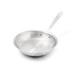 All-Clad 10" Stainless Steel Fry Pan, 3-Ply Bonded Cookware, Silver