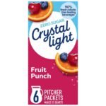 Crystal Light Fruit Punch Drink Mix - 6pk/0.34oz