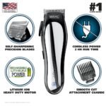 Wahl Lithium Ion Pro Haircutting Kit with Rechargeable Cordless Hair Clipper and Battery Touch Up Hair Trimmer - Image 3