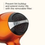 INFINITI PRO CONAIR Orange Quick Styling Salon Hair Dryer - AC Motor, 1875 Watts - Image 4