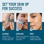 Sud Scrub® Antimicrobial Silicone Face Scrubber, Gentle Exfoliator for Sensitive Skin, Eco Friendly Facial Cleansing Brush, Men and Women, Charcoal - Image 5