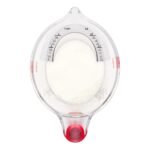 OXO 4 Cup Angled Measuring Cup: Large Liquid Plastic, Dishwasher-Safe, Clear, Lifetime Warranty - Image 4