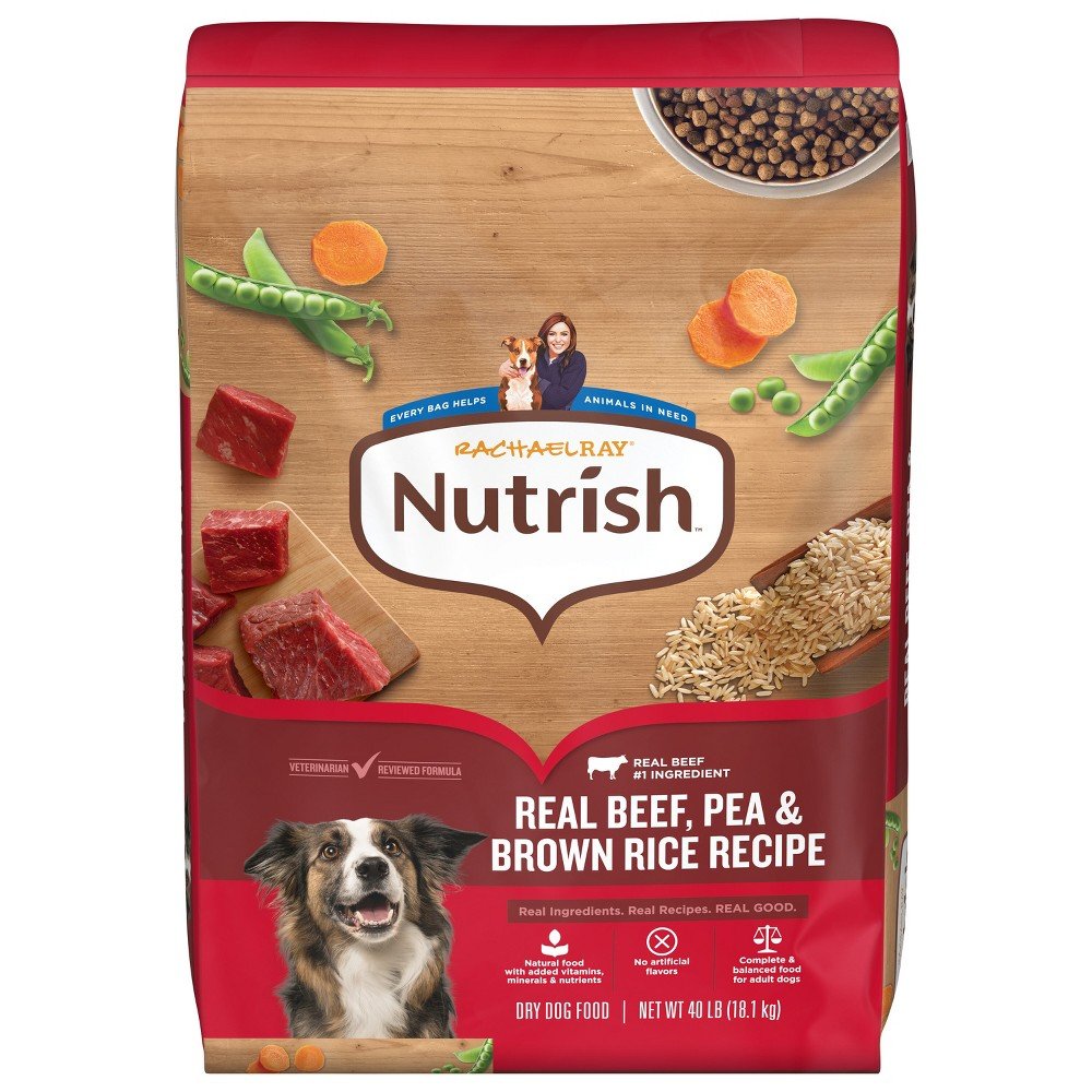GUEST_9d645284-4d37-4d6c-8d35-df18cf54aa5e Rachael Ray Nutrish Real Beef, Pea and Brown Rice Recipe Dry Dog Food - Image 1