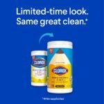 Clorox Crisp Lemon Disinfecting Wipes Bleach Free Cleaning Wipes - Image 2