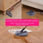 True & Tidy TrueClean Spin Mop & Bucket System with Silicone Sweeper - Image 3