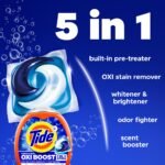 Tide Oxi Boost Power HE Deep Cleaning Concentrated Laundry Detergent Pods 63 Pacs - 93oz - Image 3