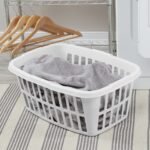 1.5bu Laundry Basket White - Brightroom™: Large Portable Clothes Hamper with Built-In Handles, 52.8L Capacity - Image 4
