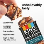 KIND Zero Added Sugar Dark Chocolate Nuts & Sea Salt Bars - 6.2oz/5ct - Image 5