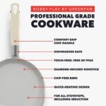 Bobby Flay 8" Ceramic Nonstick Aluminum Fry Pan - Image 5