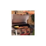 Monument Grills 4 Burner Propane Gas Grill with Broil Zone, 49000 BTU Stainless Steel BBQ Grill with Side Burner & Storage for Backyard, M2-415BZ - Image 6