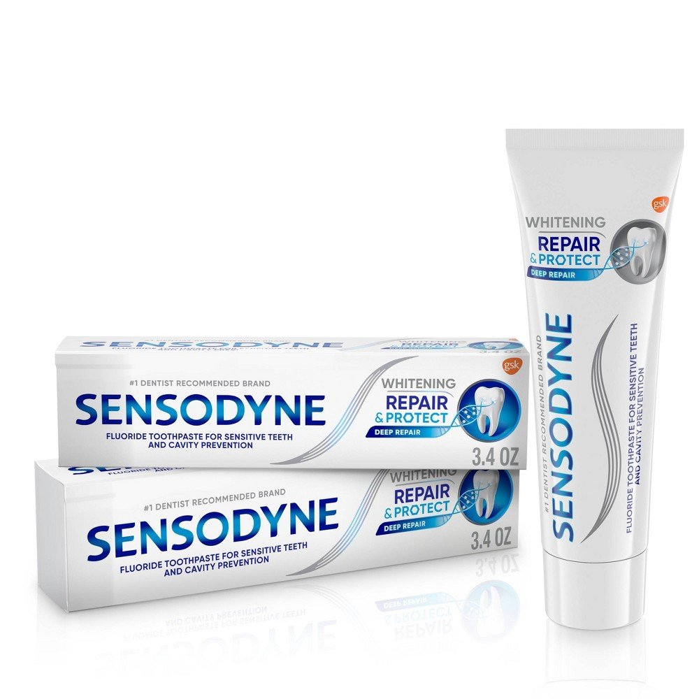 GUEST_a600c819-190e-4120-8954-e5ea307405dd Sensodyne Whitening Repair and Protect Toothpaste for Sensitive Teeth - 3.4oz - Image 1