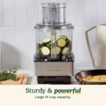 Cuisinart Custom 14-Cup Food Processor - Brushed Stainless Steel - DFP-14BCNY: Includes Slicing & Shredding Discs, 720W - Image 5