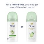 Dove Beauty Mini Advanced Care Cool Essentials Antiperspirant & Deodorant Dry Spray - Travel Size - 1oz - Image 3