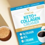VitaCup Keto + Collagen Vanilla Coffee Creamer w/ MCT & Collagen - Image 4