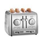 Cuisinart 4-Slice Custom Select Toaster - Silver - CPT-640P1: Stainless Steel, Defrost & Bagel Options, Adjustable Browning - Image 3