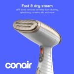 Conair 2-in-1 Handheld Garment Steamer & Iron for Clothes, Turbo ExtremeSteam - Image 2