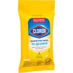 Clorox To Go Citrus Disinfecting Wipes - 9ct - Image 2