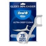 Oral-B Glide Ultra Deep Clean Floss Picks Cool Mint Flavor - 75ct