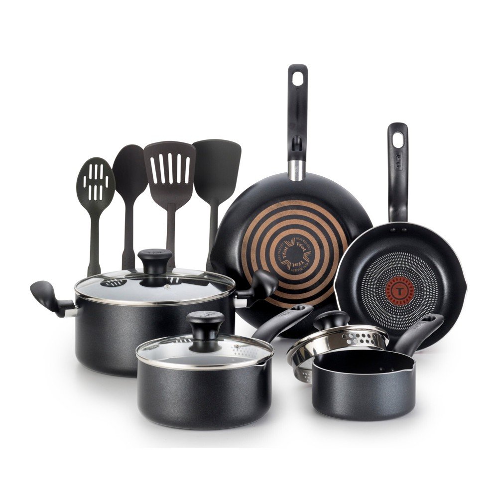 GUEST_b45e3deb-7927-4538-bad0-a5e39f2fb15c T-Fal 12pc Simply Cook Nonstick Cookware Set - Image 1