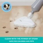 True & Tidy Multi-Surface Steam Mop - STM-300: Electric Floor Steamer, Carpet Glider, Swivel Head, 350ml Tank - Image 2