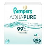 Pampers Aqua Pure Sensitive Baby Wipes (Select Count)