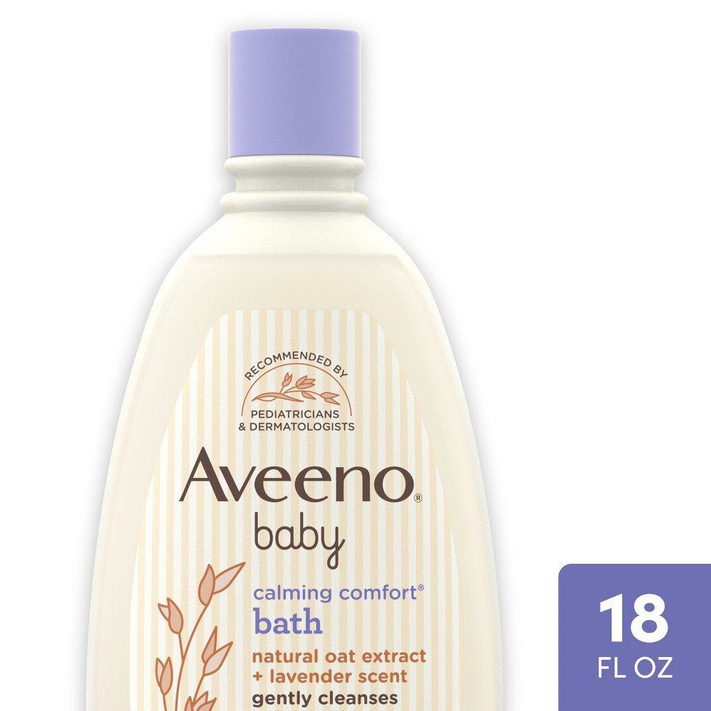 GUEST_b7eced37-6261-42f8-9de8-8266d19740d8 Aveeno Baby Nighttime Calming Comfort Bath, Body & Hair Wash - Lavender and Vanilla Scent - 18 fl oz - Image 1