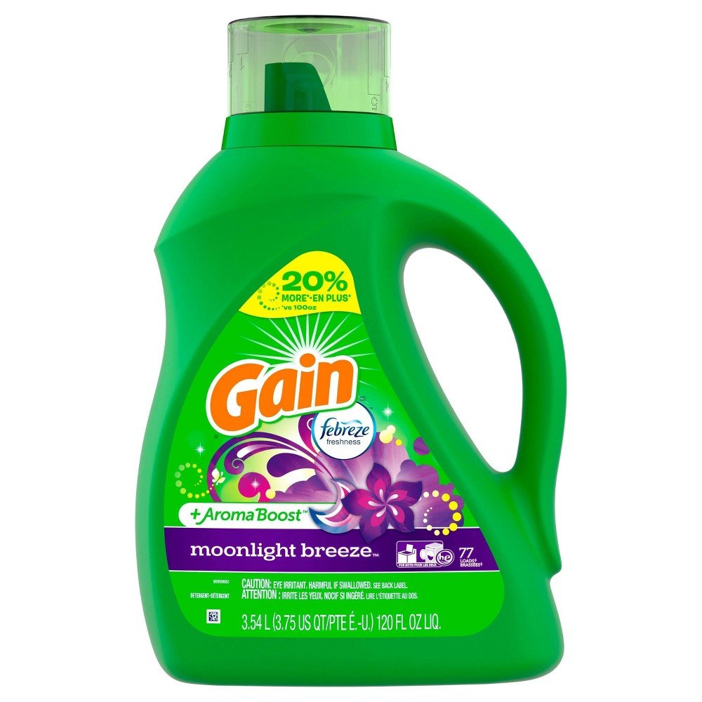 GUEST_bbe8420c-1b07-4906-9ffa-b6b0021c1775 Gain Moonlight Breeze HE Deep Cleaning Concentrated Liquid Laundry Detergent - Image 1