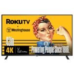 Westinghouse Roku Smart TV, 4K UHD, Wi-Fi, Mobile App, Bluetooth, Apple AirPlay, Alexa & Google Assistant