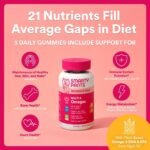 SmartyPants Women's Plus Multivitamin & Omegas Gummies with Vitamins C, D3, B12 & Zinc - Image 3