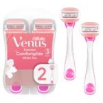 Venus ComfortGlide White Tea 3-Blade Women's Disposable Razors - 2ct: For Whole Body, 3 Blades, Manual Use, Non-Travel Size