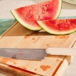 Caraway Home Medium Cutting Board: Birch, Hand Wash, 13.82" x 10.43", Brown, 1-Year Warranty - Image 3