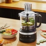 KitchenAid 7 Cup Food Processor - Black - KFP0718BM: Grinds, Chops, Shreds, Mixes, Blends, 3 Speeds, Dishwasher-Safe - Image 5