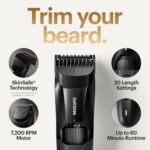 Manscaped The Beard Hedger SkinSafe Cordless Beard Trimmer, Waterproof Clippers for Facial Hair Shaving - Image 3