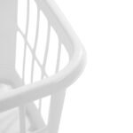 1.25bu Laundry Basket White - Brightroom™: Plastic Clothes Hamper with Built-In Handles, Medium Size, Portable Storage - Image 5