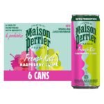 Maison Perrier French Kiss Raspberry and Lime Flavored Sparkling Water with Real Fruit Juice - 6pk/11.15 fl oz