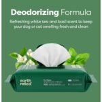 Earth Rated White Tea & Basil Dog Pet Wipes - 100ct - Image 6